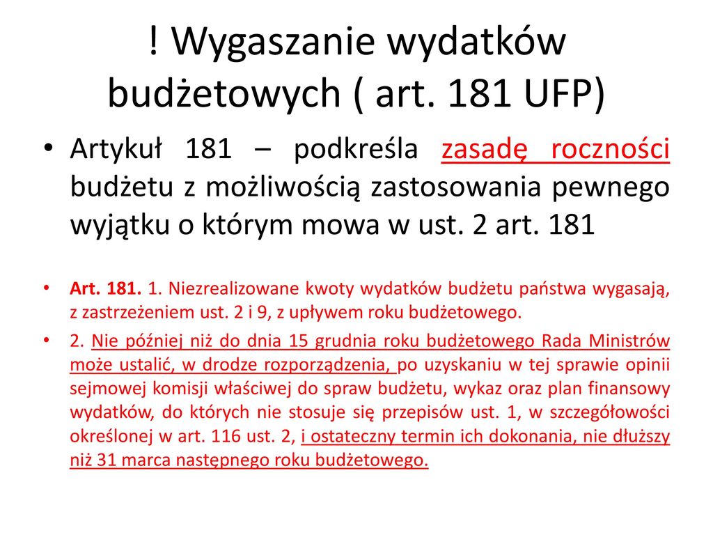 Przygotowanie Projektu Ustawy Bud Etowej Na Rok Ppt Pobierz